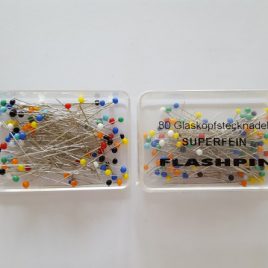 80 Epingles super fines – Tête de verre