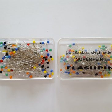80 Epingles super fines – Tête de verre
