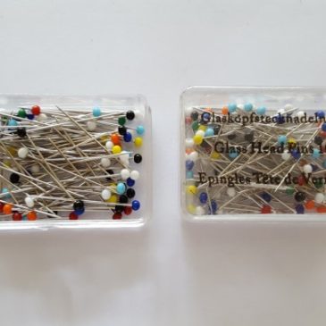 Epingles tête de verre 30mm – 10g