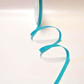 Ruban gros grain 6mm Turquoise (25m)